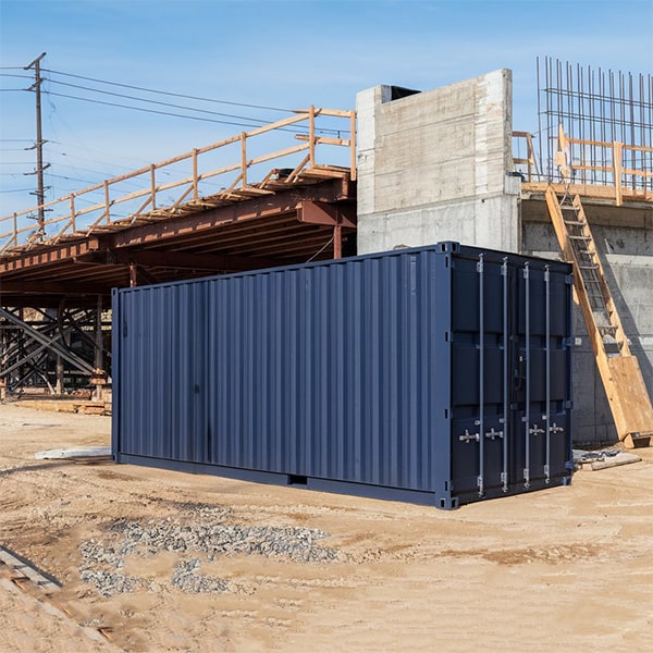 our construction site storage containers are designed to withstand all weather conditions